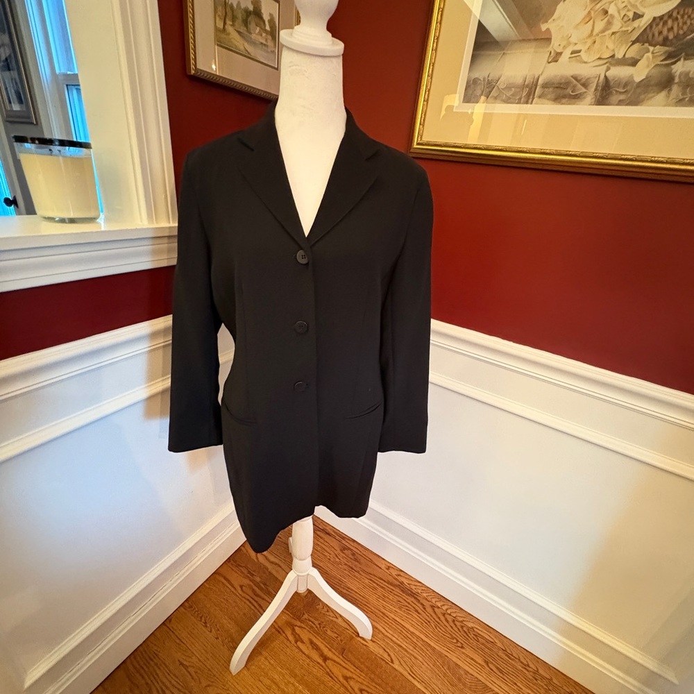 Emanuel Ungaro Elegant Black Blazer